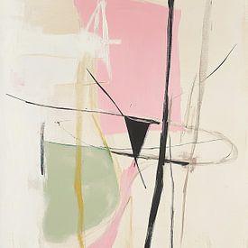 Minimal Contemporary Sage Pastel Abstract by Niklas Maximilian