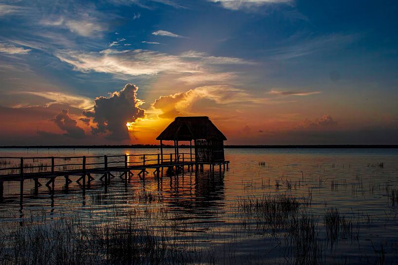 Lagoon of Bacalar by ton vogels