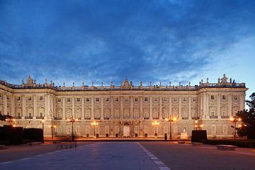 Koninklijk Paleis, Paleis, Palacio Real, Plaza de Oriente, Madrid, Spanje, Europa van Torsten Krüger