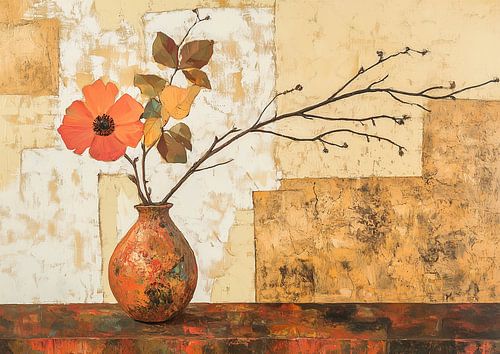 flower still life by Eye catching paintings