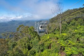 A Cableway car coming up by Frank's Awesome Travels