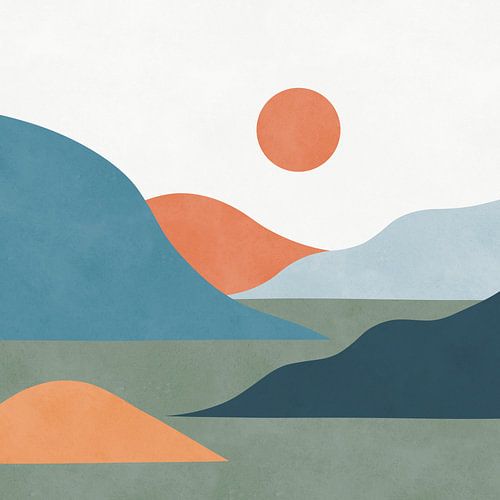 Harmonisch landschap 6