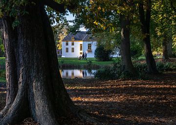 Une vue de Fraeylemaborg depuis le jardin