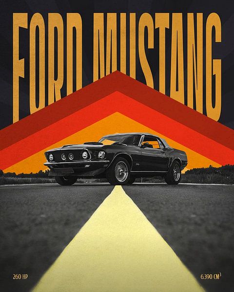 Ford Mustang von Gapran Art