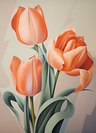 Salmon pink Tulip World