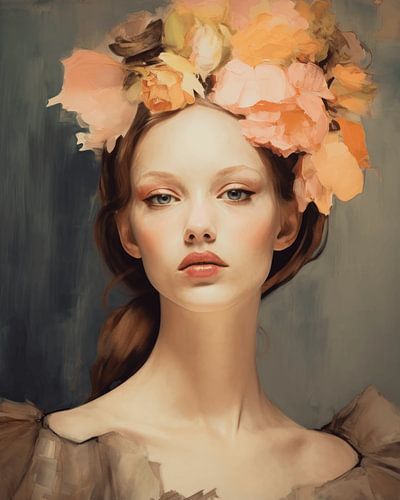 Portret in aardetinten