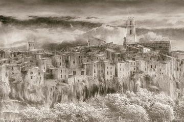 Impression von Pitigliano von Lars van de Goor