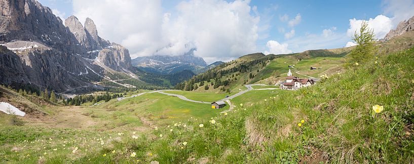 paysage col Gardena Grodnerjoch, dolomites du sud du Tyrol par SusaZoom