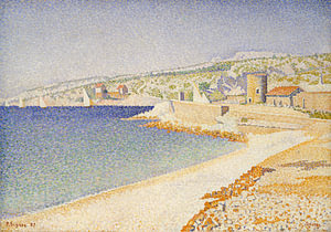 Die Mole von Cassis, Opus 198, Paul Signac - 1889