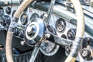 Gebürstetes Bentley Armaturenbrett aus Aluminium der 1920er-Jahre