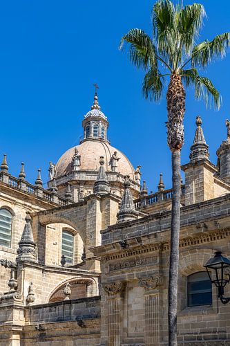 Collegiale kerk van Onze-Lieve-Vrouw van Sint Salvador in Jerez de la Frontera, provincie Cádiz, Andalusië, Spanje