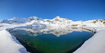 Reflet hivernal au lac de Grünwald sur Christa Kramer