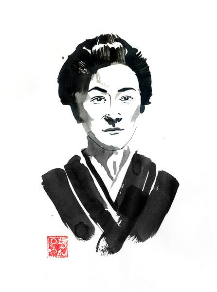 Edo-Frau von Péchane Sumie