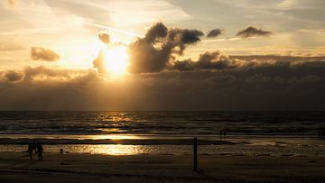 Soleil d'un soir d'été à De Koog