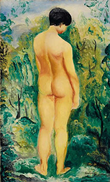 Moïse Kisling - Stehender weiblicher Akt von hinten von Peter Balan