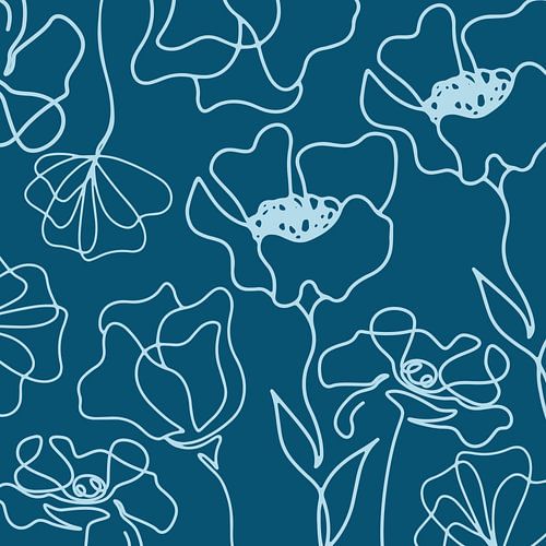 Scandinavische Bloemenmarkt Blauwgroen