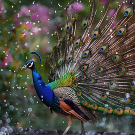 Peacock by Poster Art Shop