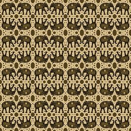 elephant india design by Wilfried van Dokkumburg
