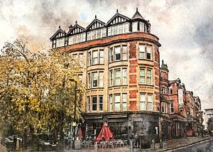 Manchester watercolor art #Manchester