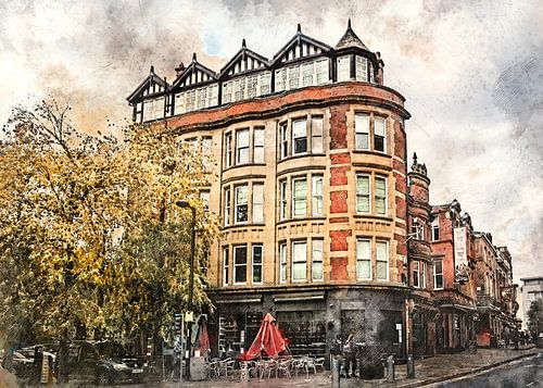 Manchester aquarelkunst #Manchester