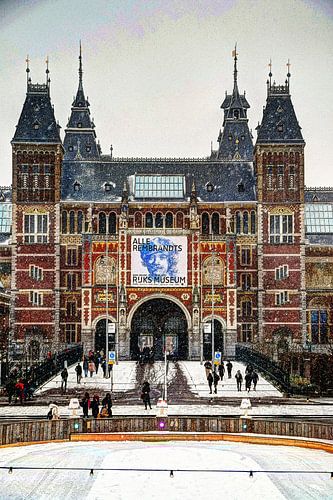 Rijksmuseum Amsterdam in de Winter