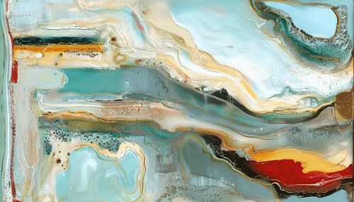 Abstrait moderne aux couleurs pastel