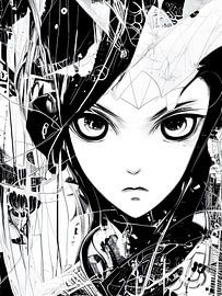 MANGA GIRL sur The Art of Mark Fischer