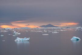 View of Disco Bay, Greenland by Thomas Bollaert