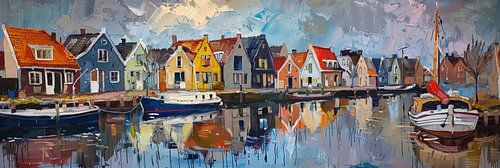 Rustikales Dorf am Quai