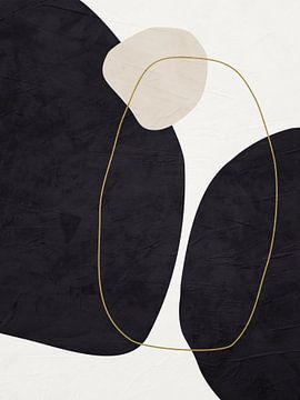 Modern geometric organic abstract art by Online Arts