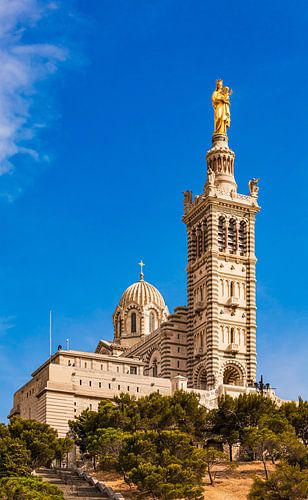 Wallfahrtskirche Notre-Dame de la Garde in Marseille von Werner Dieterich