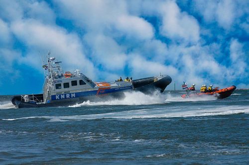 KNRM die Anna Margaretha in Aktion