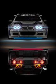 Doppelte Neon-Legende