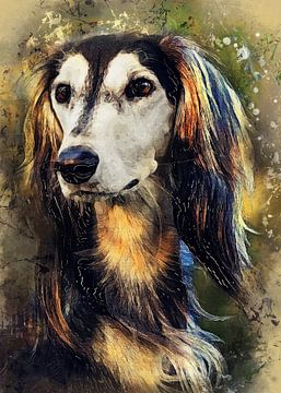 Dog 2 animals art #dog #dogs #dogs van JBJart Justyna Jaszke