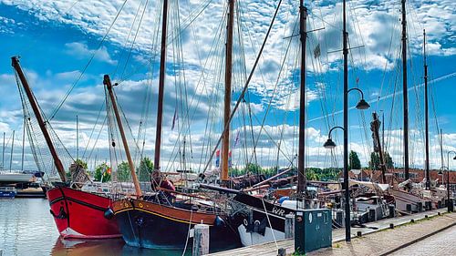 Zeilschepen haven Monnickendam