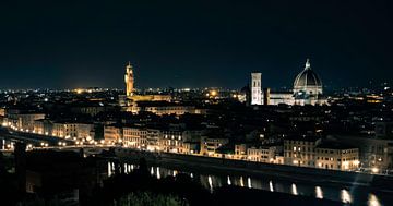 Florence in de avond van Wilco Mellema