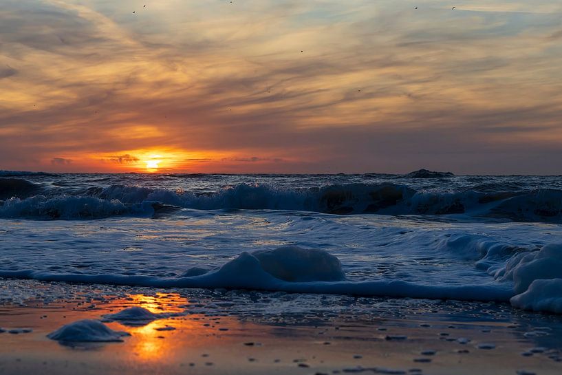 Zonsondergang op Baltrum van Thomas Heins