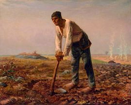 Mann mit einer Hacke, Jean-François Millet