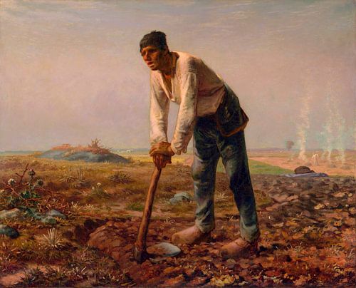 Man met een schoffel, Jean-François Millet