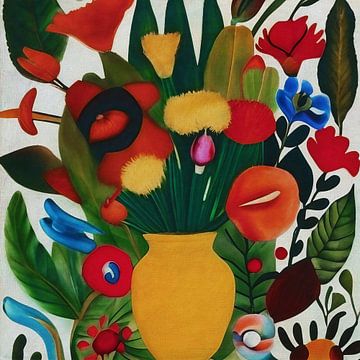 Nature morte de fleurs 4 sur Jan Keteleer