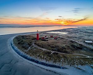 Vuurtoren Eierland Texel van Texel360Fotografie Richard Heerschap