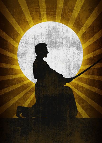 Samurai Scherenschnitt V1 von artisticdesign1903