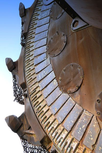 Ehemaliger Kohlebagger im früheren Tagebau Golpa-Nord bei Gräfenhainichen von Heiko Kueverling