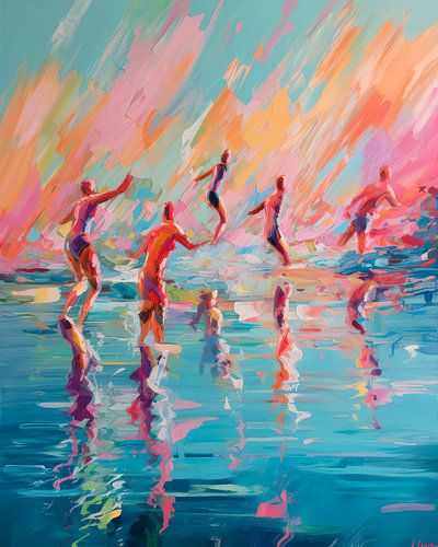 Refreshing Dive into the Sea