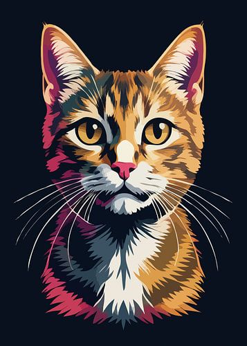 Pop-art kat