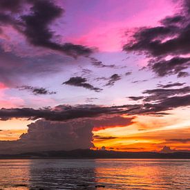 Sonnenuntergang auf den Philippinen von Duane Wemmers