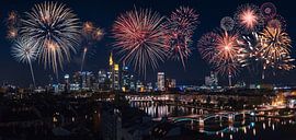 Vuurwerk in Frankfurt am Main