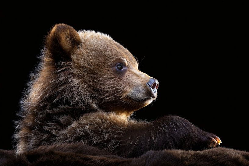 Intrigerende Bear Stare van Art & Soul Creations