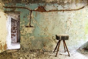 Abandoned gym in Pripjat