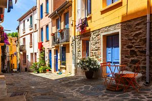 Mediterrane Idylle in einem Dorf in Südfrankreich
